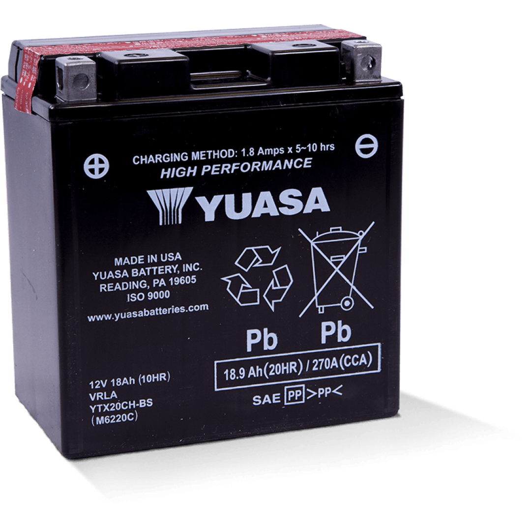 Yuasa YTX20CH-BS 12V18 AH Bakımsız AGM Akü