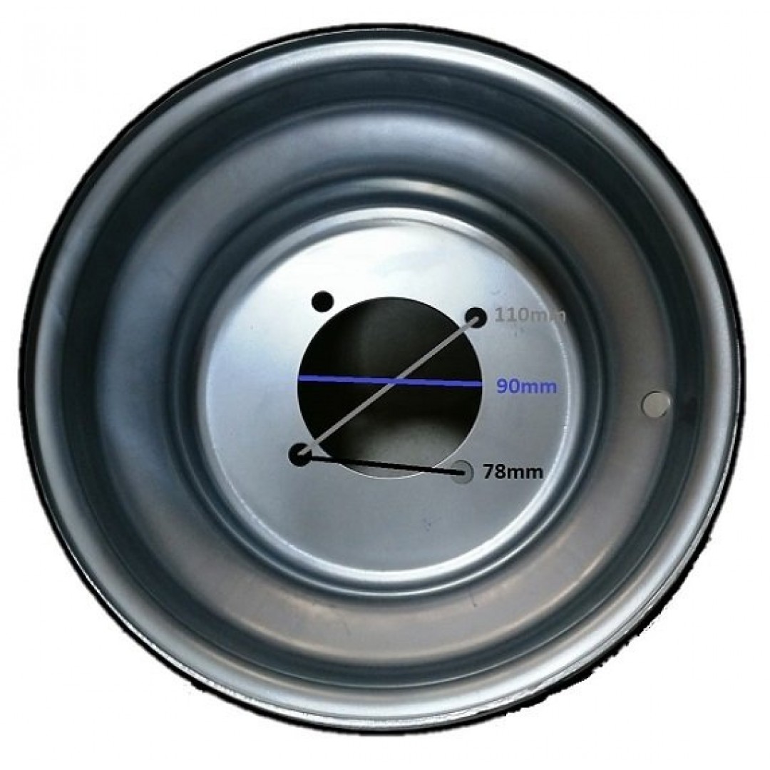 BRS Jant 10 inç Atv Arka 200cc 20x10-10 21x10-10 22x10-10 Uyumlu
