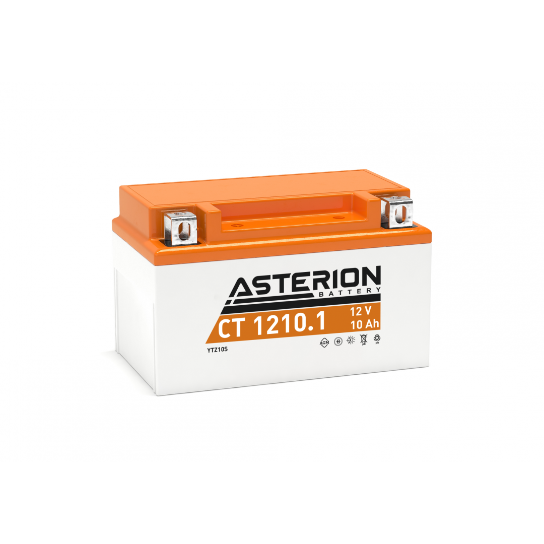 Asterion CT1210.1 12v10Ah 190 CCA AGM Motosiklet Aküsü