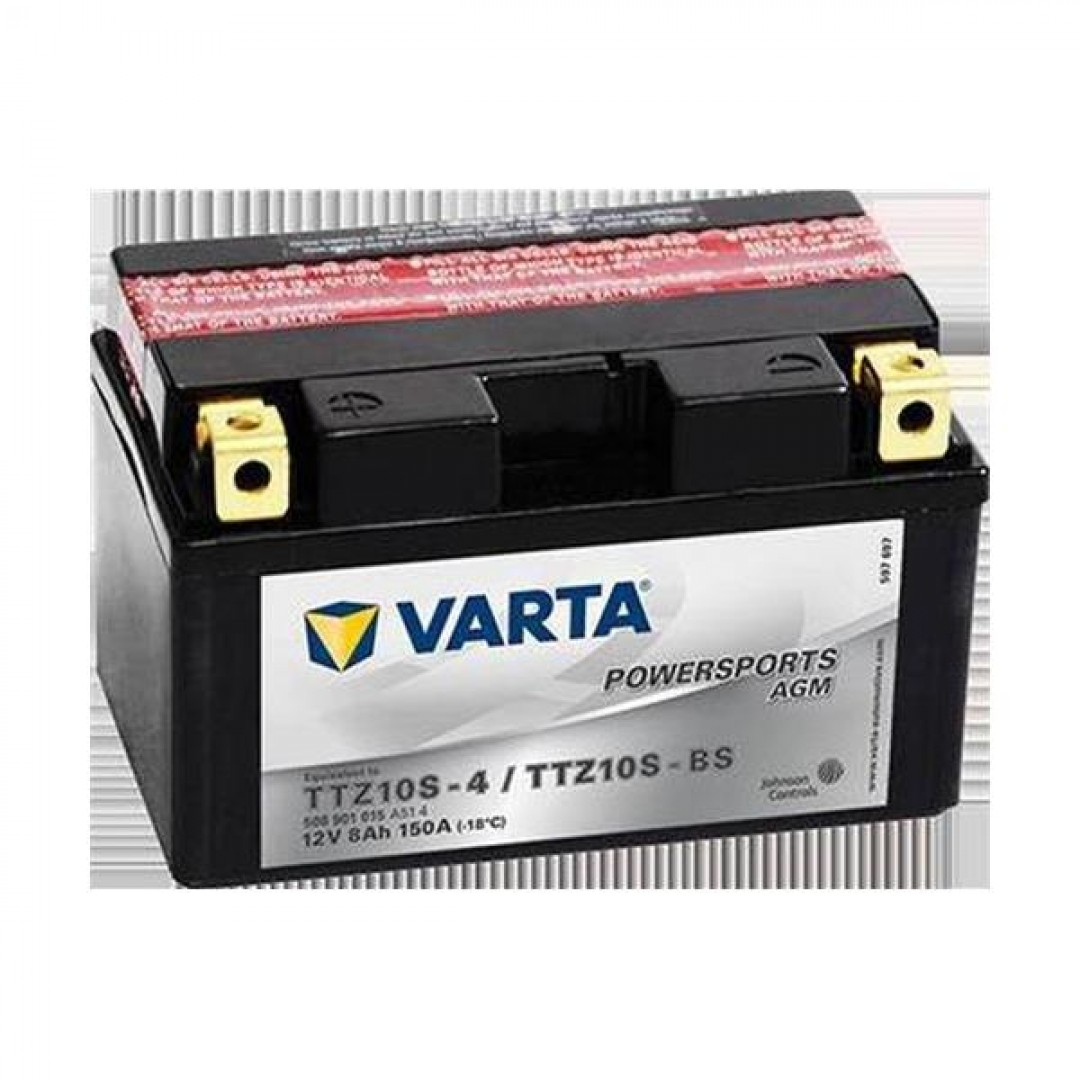 Varta TTZ10S-BS 12V8AH Bakımsız AGM Motosiklet Aküsü