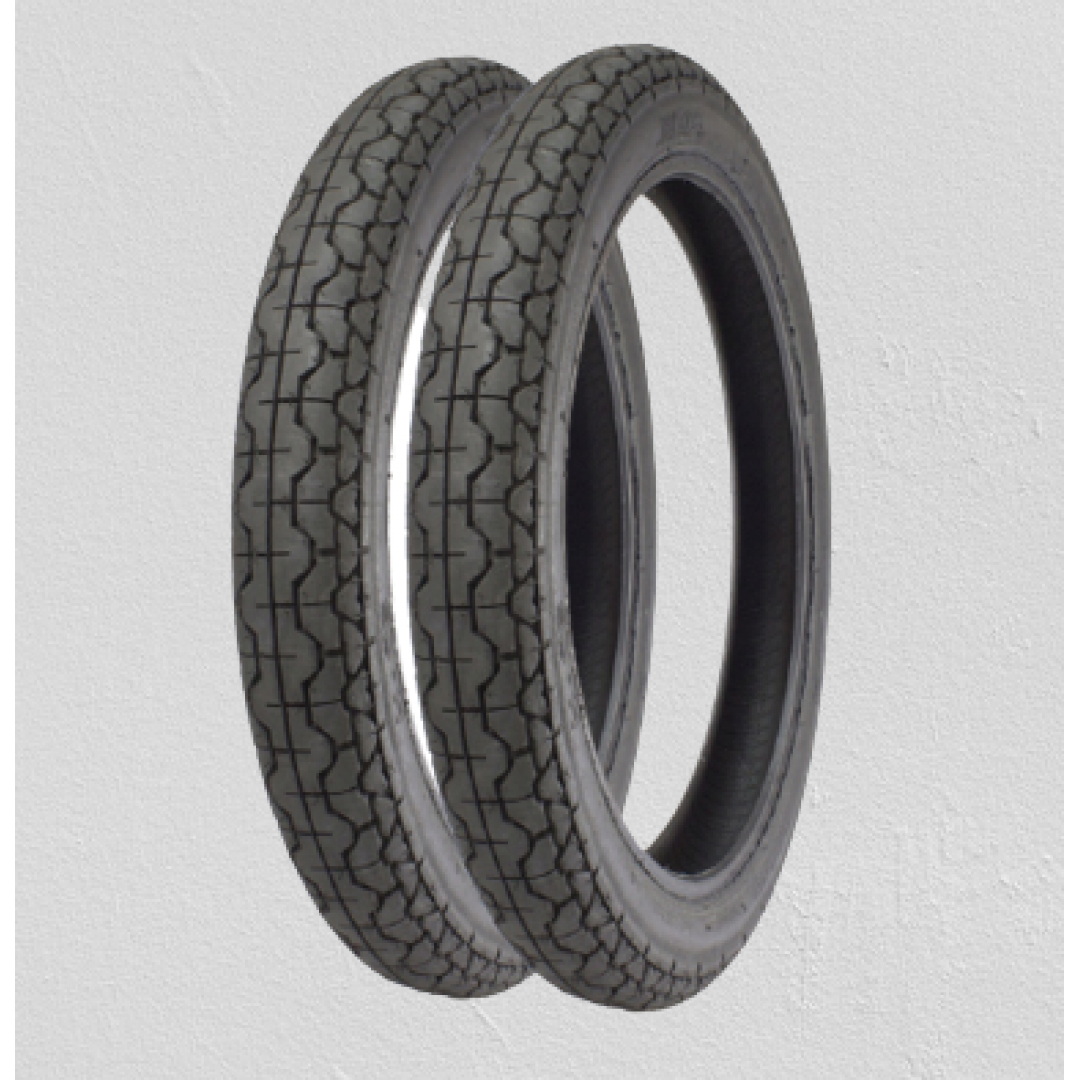 Mitas Set 3.25-16 ve 3.50-16 H-06 TT Ön Arka Takım Motosiklet Lastiği