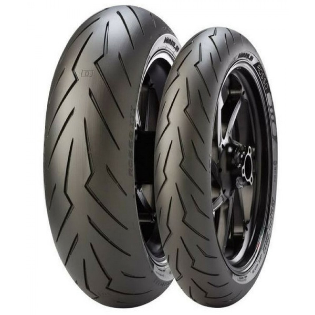 Pirelli Set 120/70ZR17 ve 180/55ZR17 Diablo Rosso III Ön Arka Takım