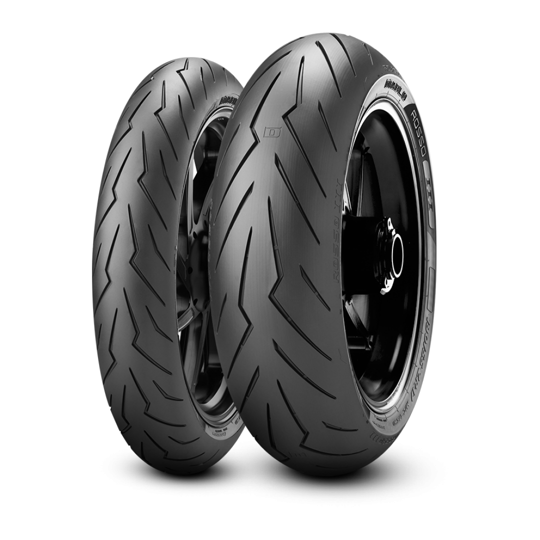 Pirelli Set 120/70ZR17 (D) ve 190/55ZR17 Diablo Rosso III Ön Arka Takım