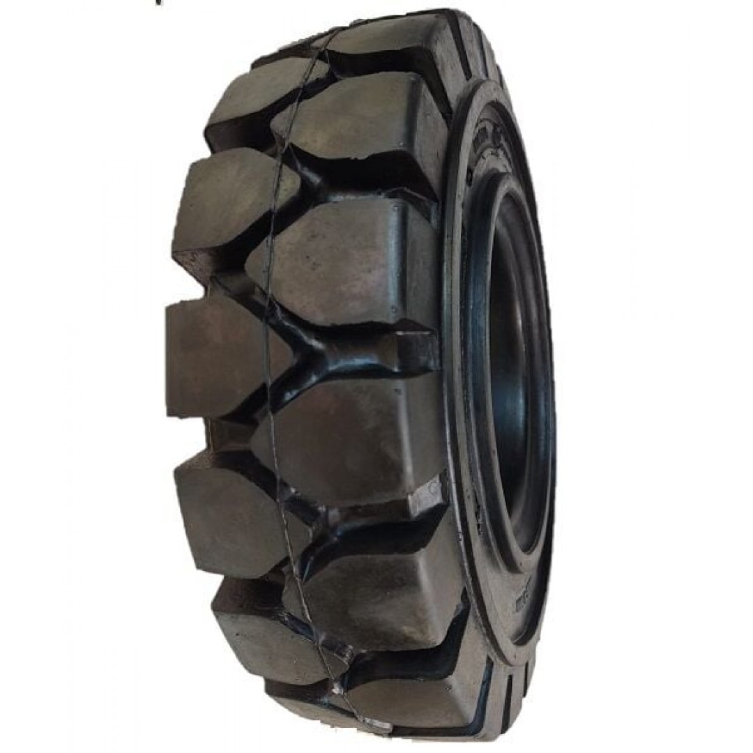 Mileway Perfecto 6.00-9 Siyah Dolgu Segmansız Forklift Lastiği