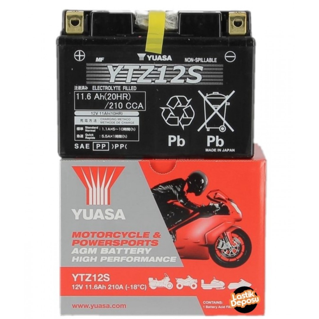 Yamaha XT1200 Z Super Tenere Akü Yuasa YTZ12S 12V11 AH