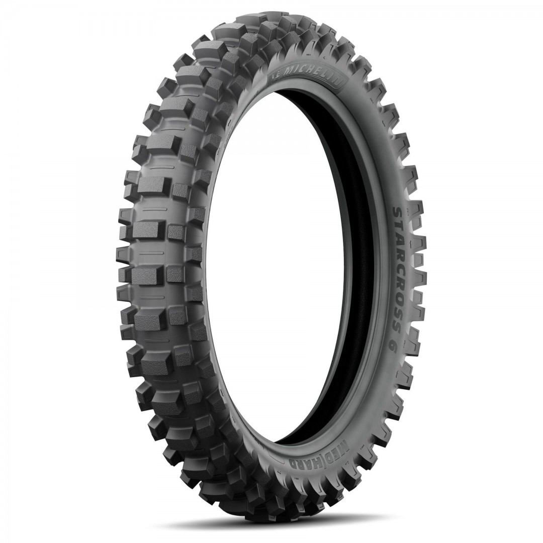 Michelin 110/100-18 StarCross 6 Medium Hard Motosiklet Arka Lastik (3022)