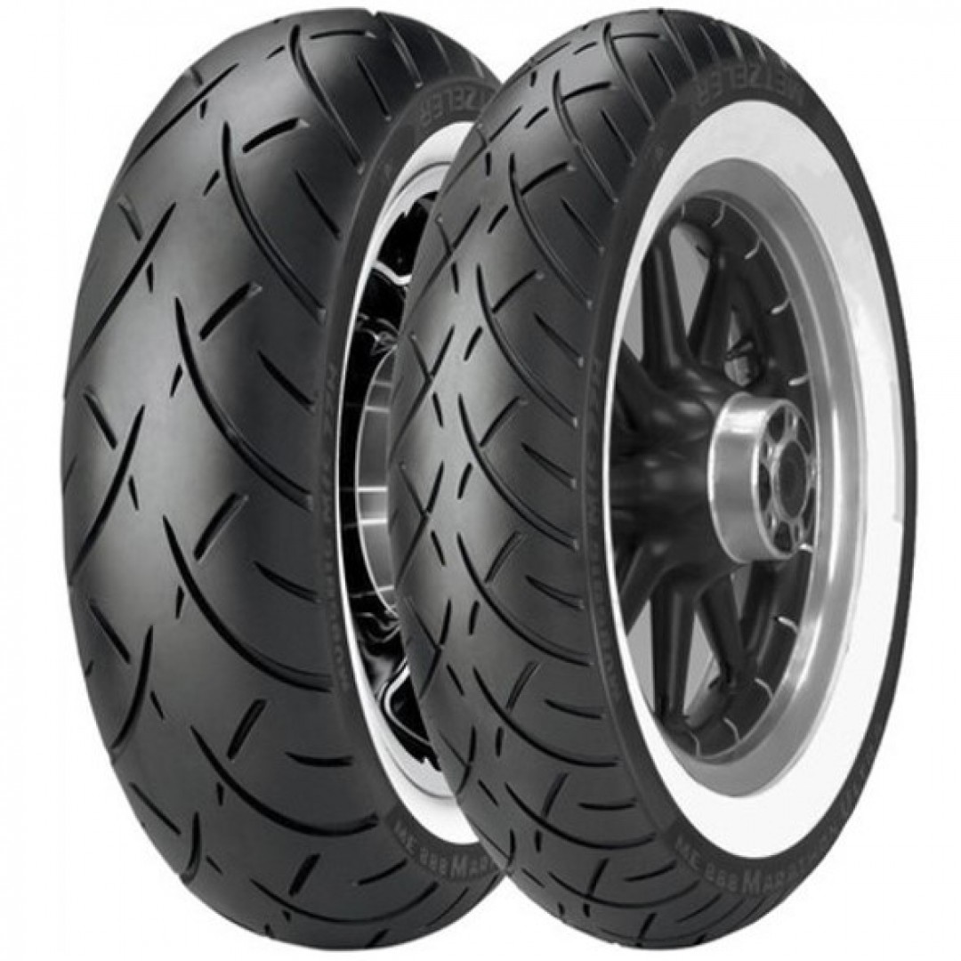 Metzeler Set MT90B16 ve 150/80B16 ME888 Marathon Ultra WW Beyaz Yanaklı