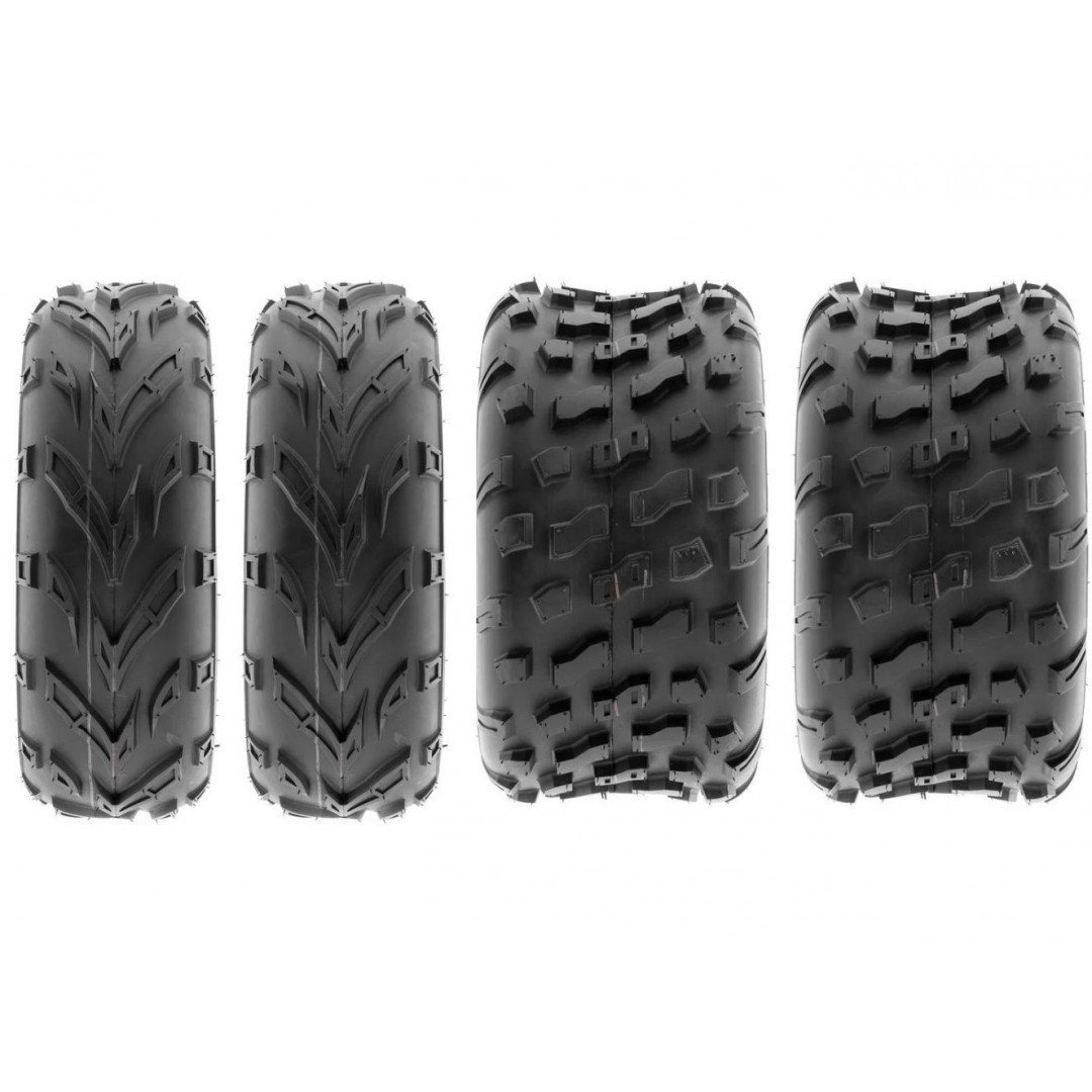 SunF Set 21x7-10 ve 20X10-9 A004-A022 6 Kat Atv Lastik Ön-Arka