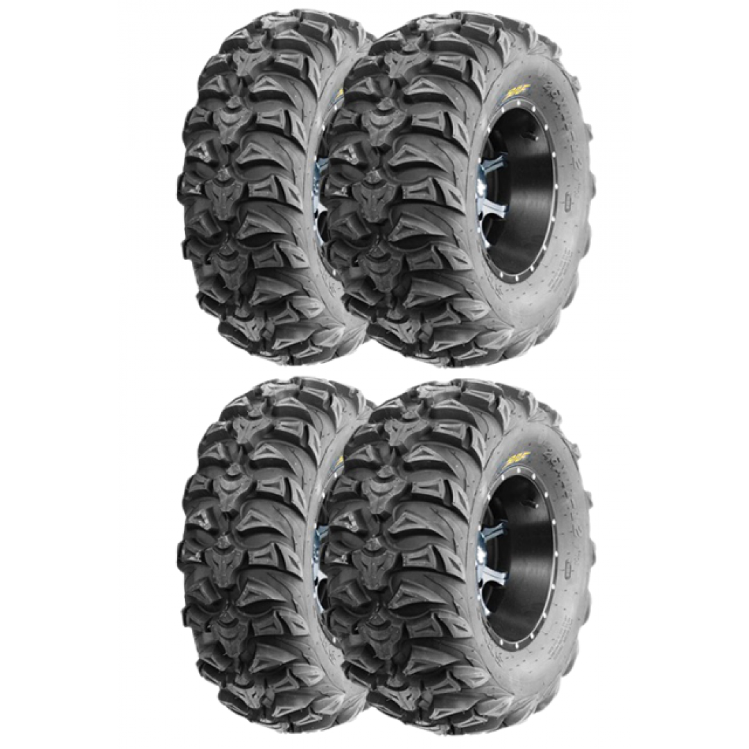 SunF Set 25x8-12 ve 25X10-12 A040 DRAGON Atv Utv Lastik Takımı Ön-Arka