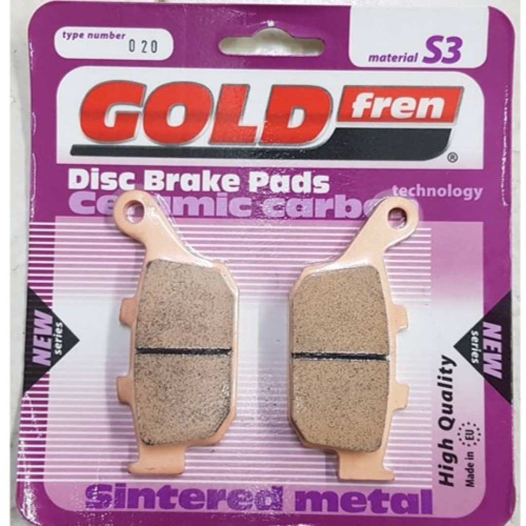 Honda NX 650 J/K Dominator 1988-1996 Arka Fren Balatası Gold Fren S3-020