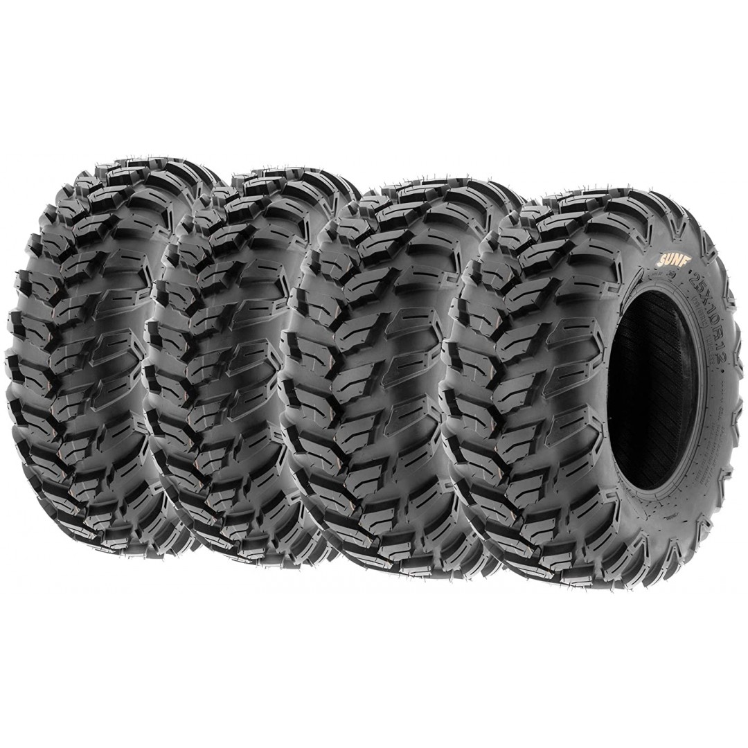 SunF Set 26x9R14 ve 26x11R14 A043 All Trail 6Kat Atv Lastik Takımı Ön-Arka