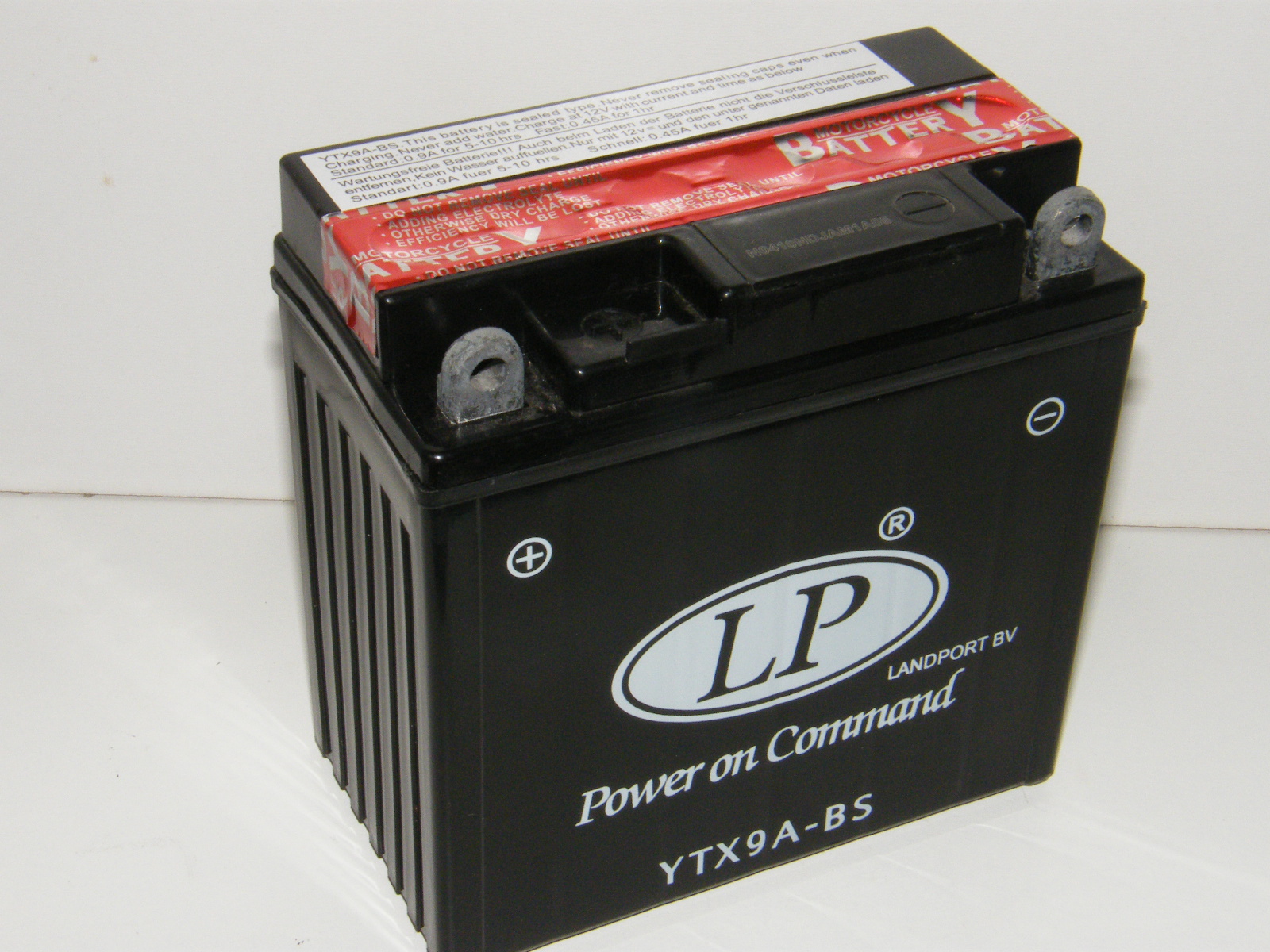 LP YTX9A-BS 12V9AH Bakımsız AGM Motosiklet Aküsü