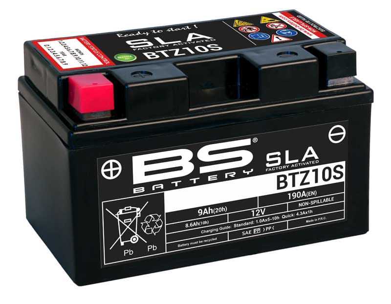BS BTZ10S  (SLA) 12V8.6AH Bakımsız Jel Akü
