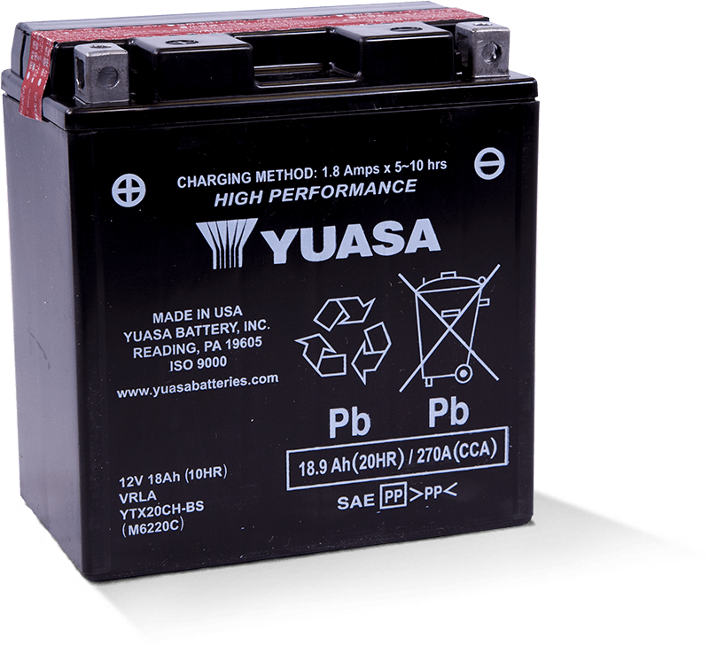 Yuasa YTX20CH-BS 12V18 AH Bakımsız AGM Akü