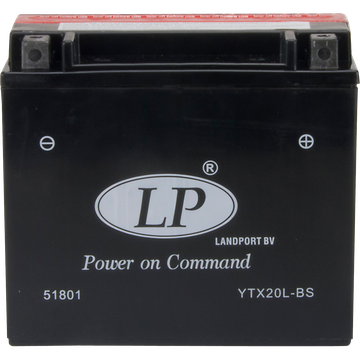 LP YTX20L-BS 12V18AH Bakımsız AGM Motosiklet Aküsü