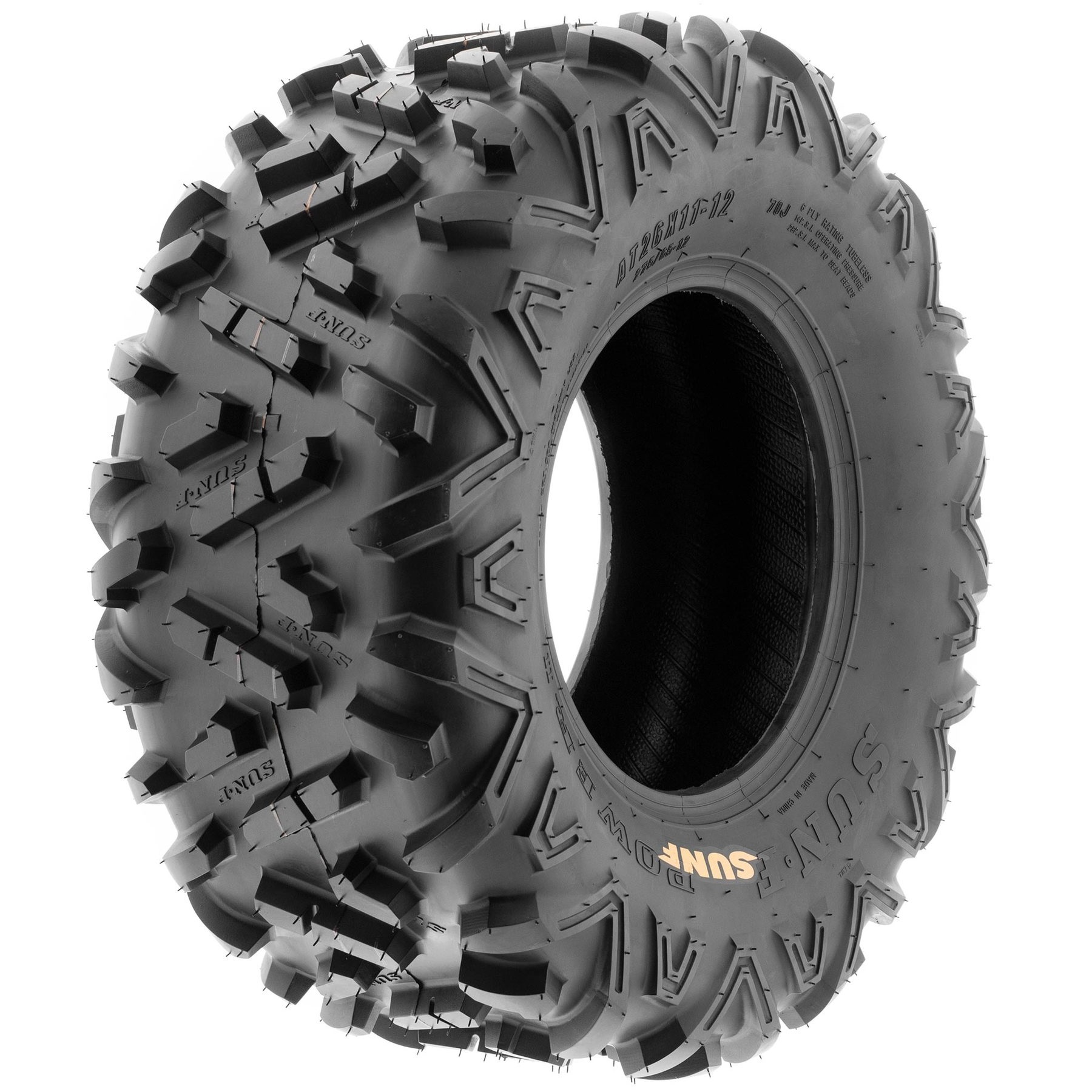 SunF Set 21x7-10 ve 22x10-10 A051 Power II Atv Utv Lastik Takımı Ön Arka