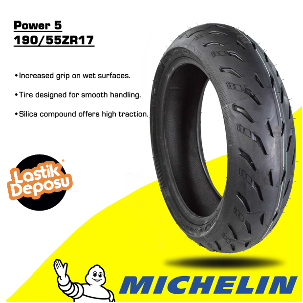Michelin 190/55ZR17 Power5 75W Arka Lastik (2022)