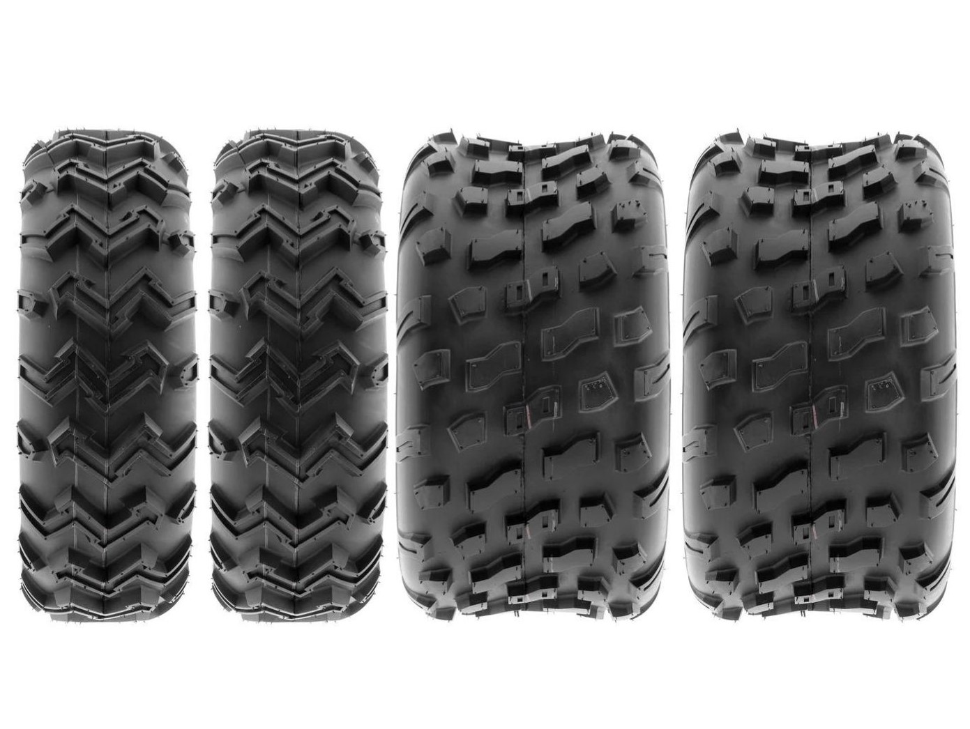 SunF Set 21x7-10 ve 20X10-9 A001-A022 6 Kat Atv Lastik Ön-Arka
