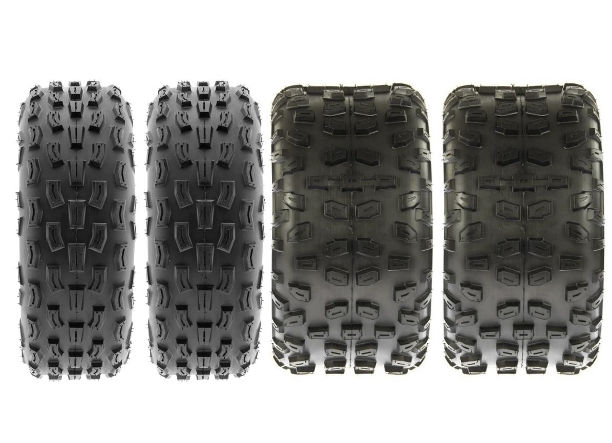 SunF Set 21x7-10 ve 20X11-9 A029-A035 6 Kat Atv Lastik Ön-Arka