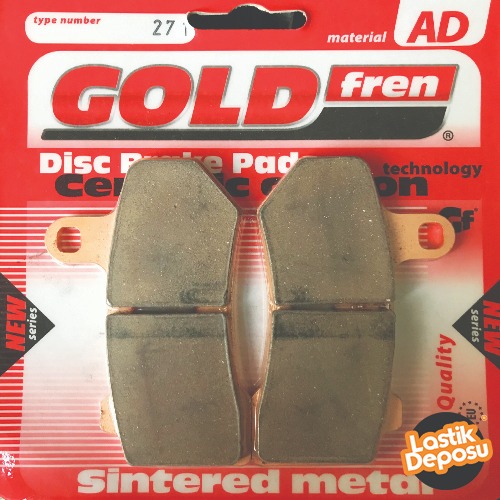 HARLEY DAVIDSON FLHTCU 1750 Fren Balatası Ön Arka Goldfren AD-271
