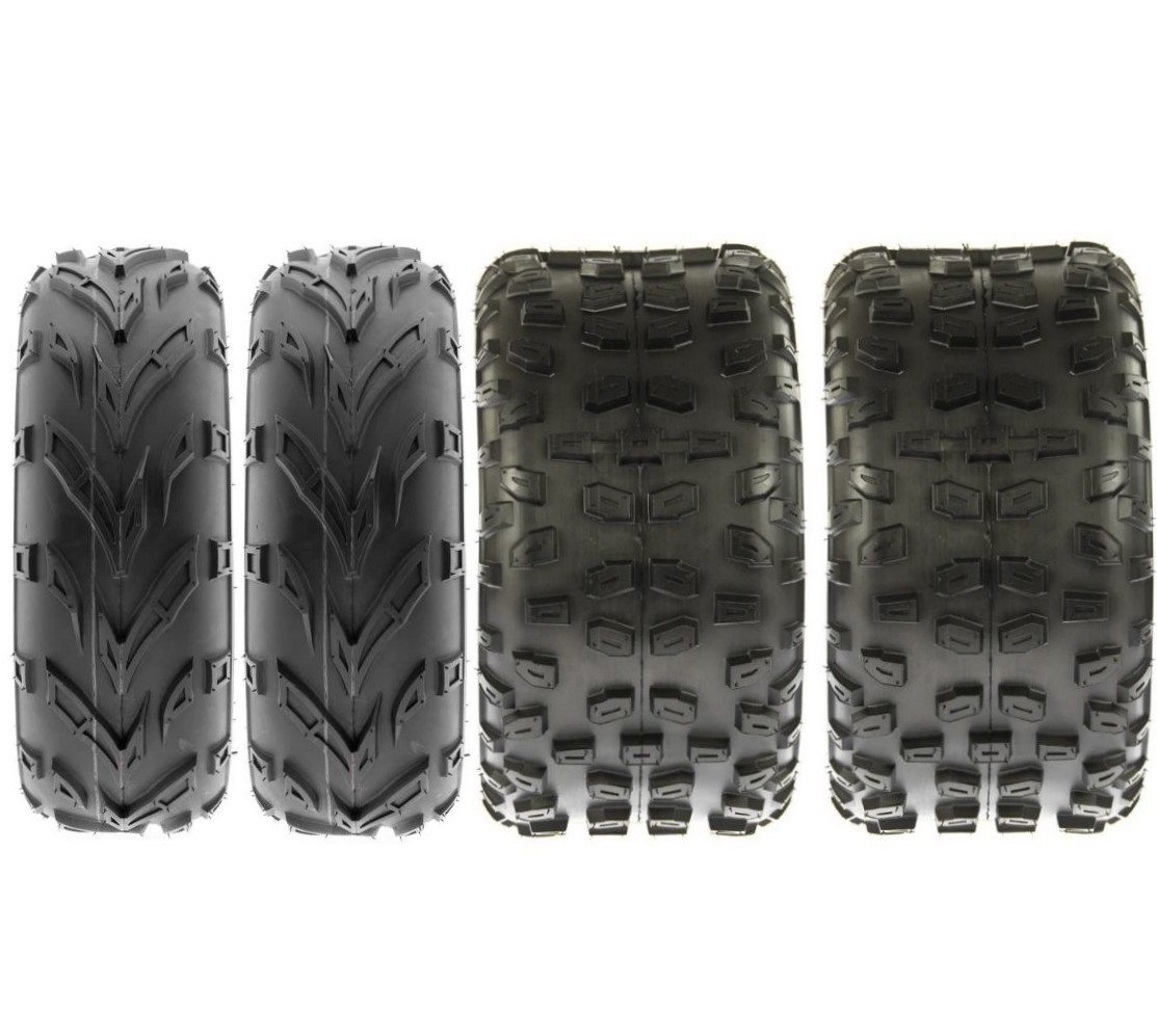 SunF Set 21x7-10 ve 20X11-9 A004-A035 6 Kat Atv Lastik Ön-Arka