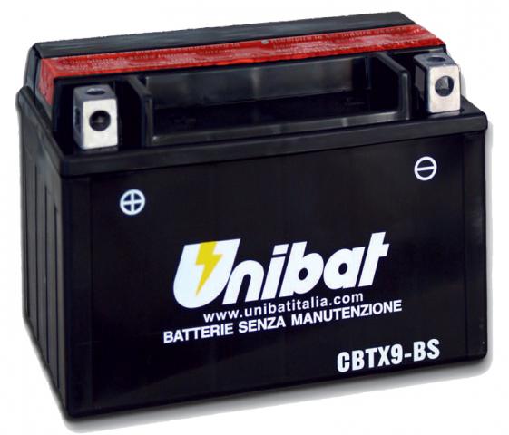 Unibat CBTX9A-BS 12V9AH  Motosiklet ve ATV Aküsü