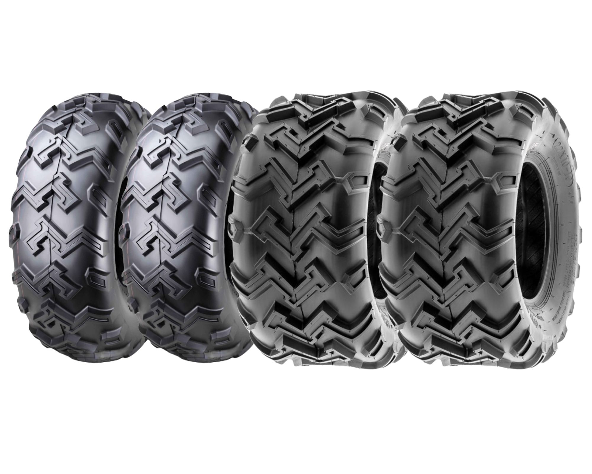 SunF Set 25X8-12 ve 24X11-10 A001 6Kat Atv Lastik Takımı Ön -Arka