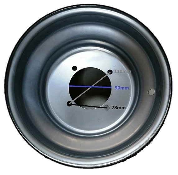 BRS Jant 10 inç Atv Arka 200cc 20x10-10 21x10-10 22x10-10 Uyumlu