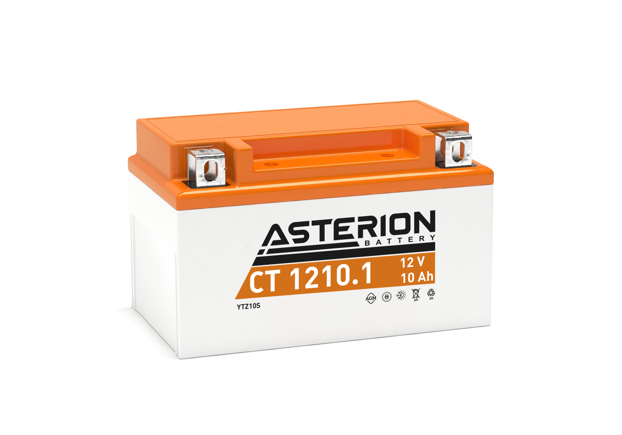 Asterion CT1210.1 12v10Ah 190 CCA AGM Motosiklet Aküsü