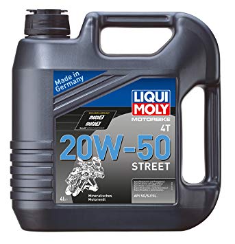 Liqui Moly 20W-50 Basic Street 4T Mineral Cadde Motosiklet Yağı 4L