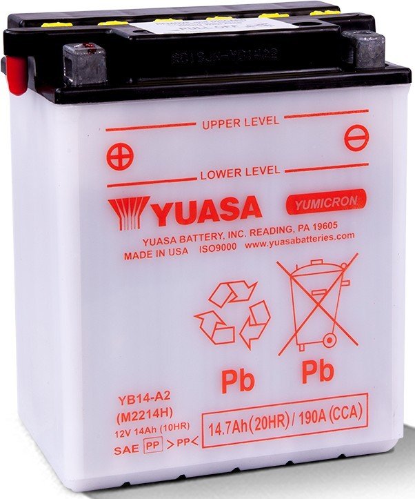 Yuasa YB14-A2 12V14 AH Motosiklet Aküsü