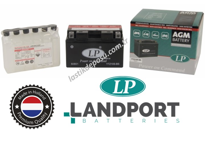 LP YTZ10S-BS 12V8AH Bakımsız AGM Motosiklet Aküsü