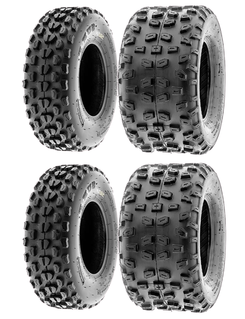 SunF Set 22x7-10 ve 22X10-10 A017 - A008 6Kat Atv Lastik Takımı Ön-Arka