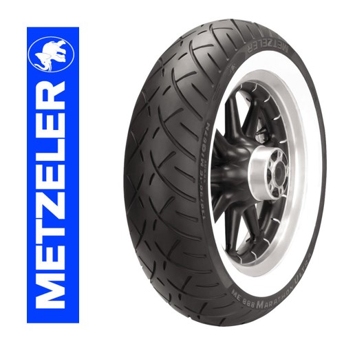 Metzeler 170/80B15 ME888 77H WW Arka Lastik (2023) Beyaz Yanaklı
