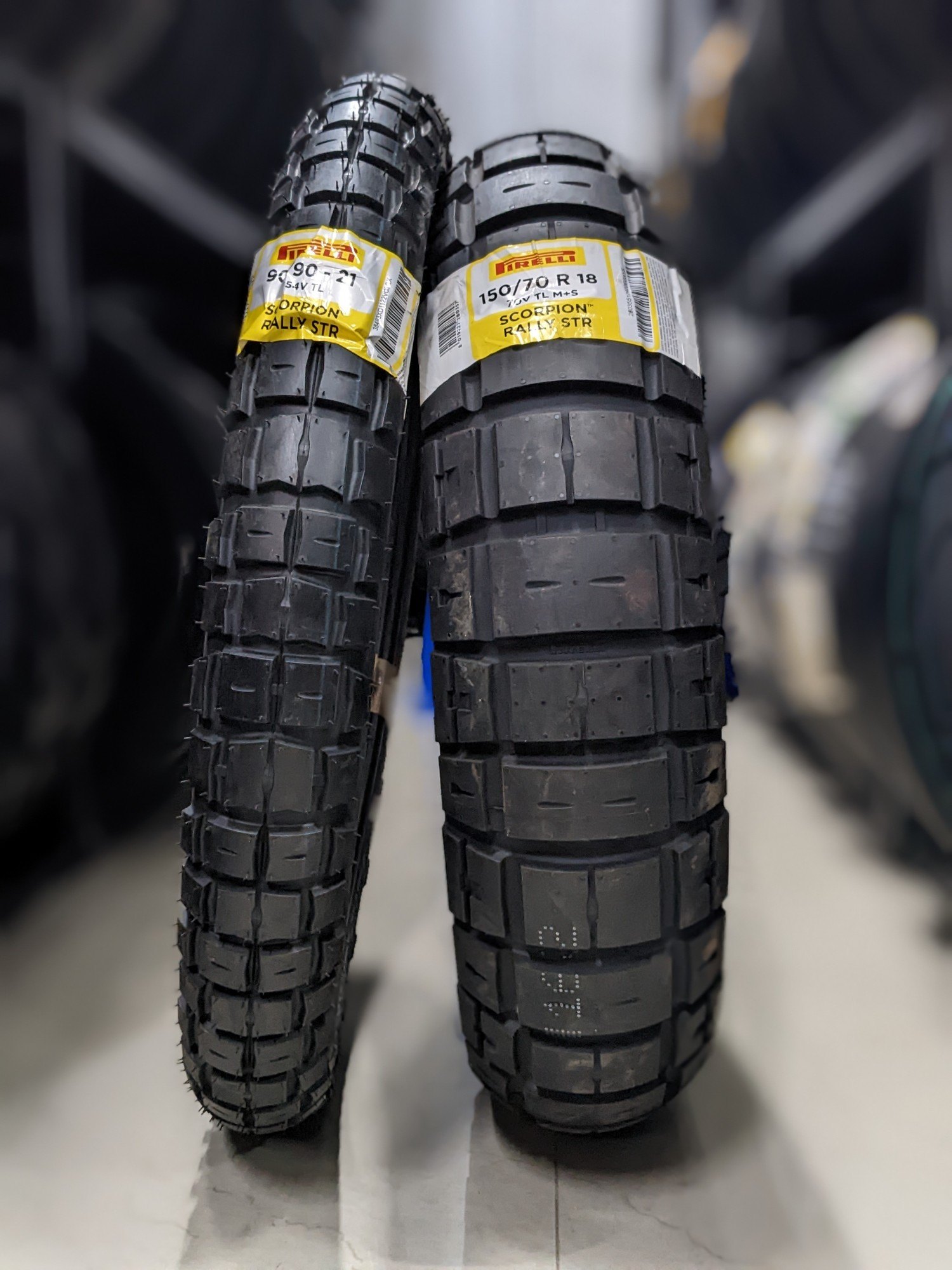 Pirelli 90/90-21 (A) Scorpion Rally STR 54V Ön Lastik M+S
