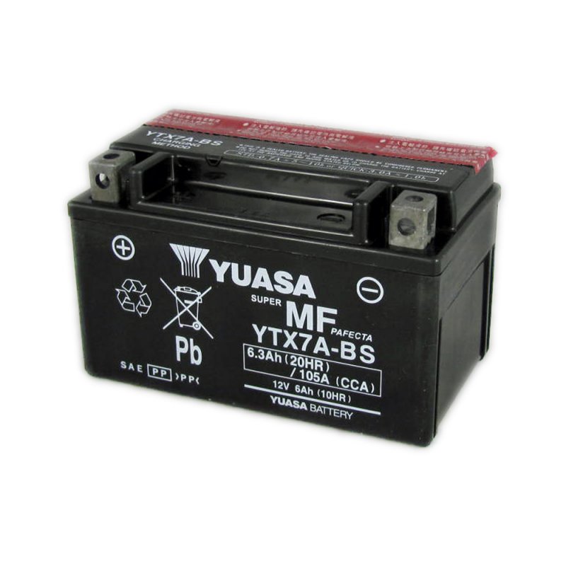 Sym Fiddle 3 Akü Yuasa YTX7A-BS 12V6AH Bakımsız Motosiklet