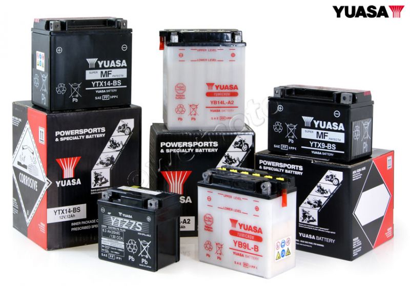 Yuasa YTX7L-BS 12V6AH Bakımsız Motosiklet Aküsü