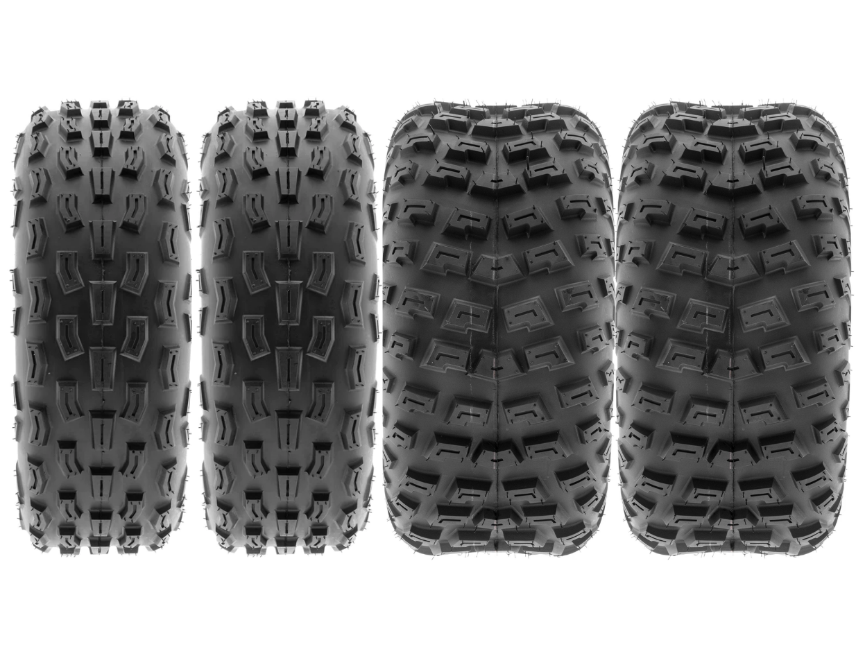 SunF Set 21x7-8 ve 22X10-8 A029-A030 6 Kat Atv Lastik Ön-Arka