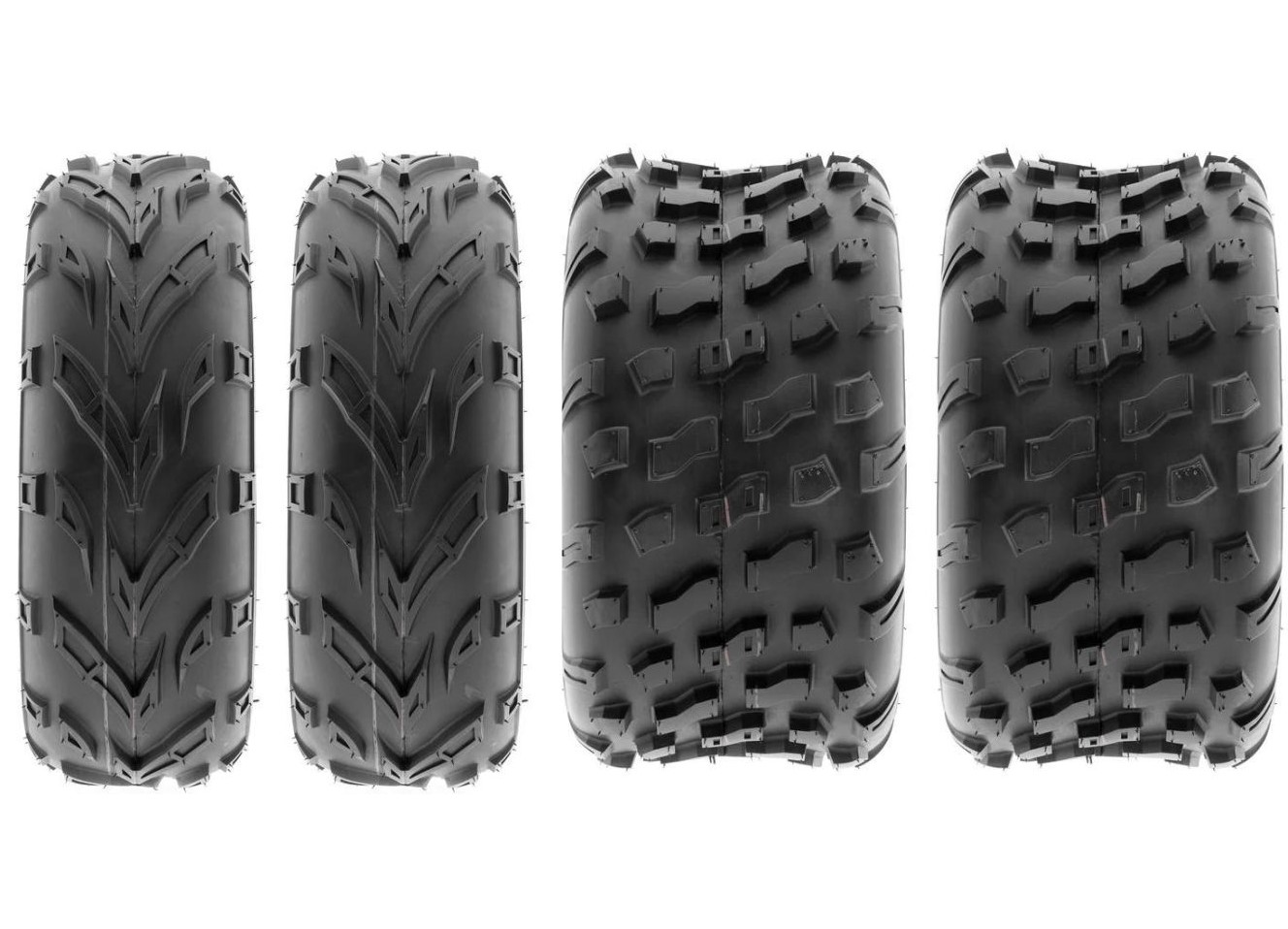 SunF Set 21x7-10 ve 20X10-9 A004-A022 6 Kat Atv Lastik Ön-Arka