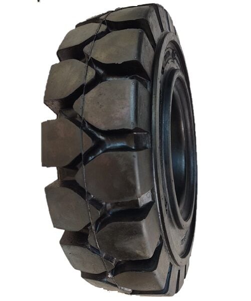 Mileway Perfecto 5.00-8 Siyah Dolgu Segmanlı Forklift Lastiği
