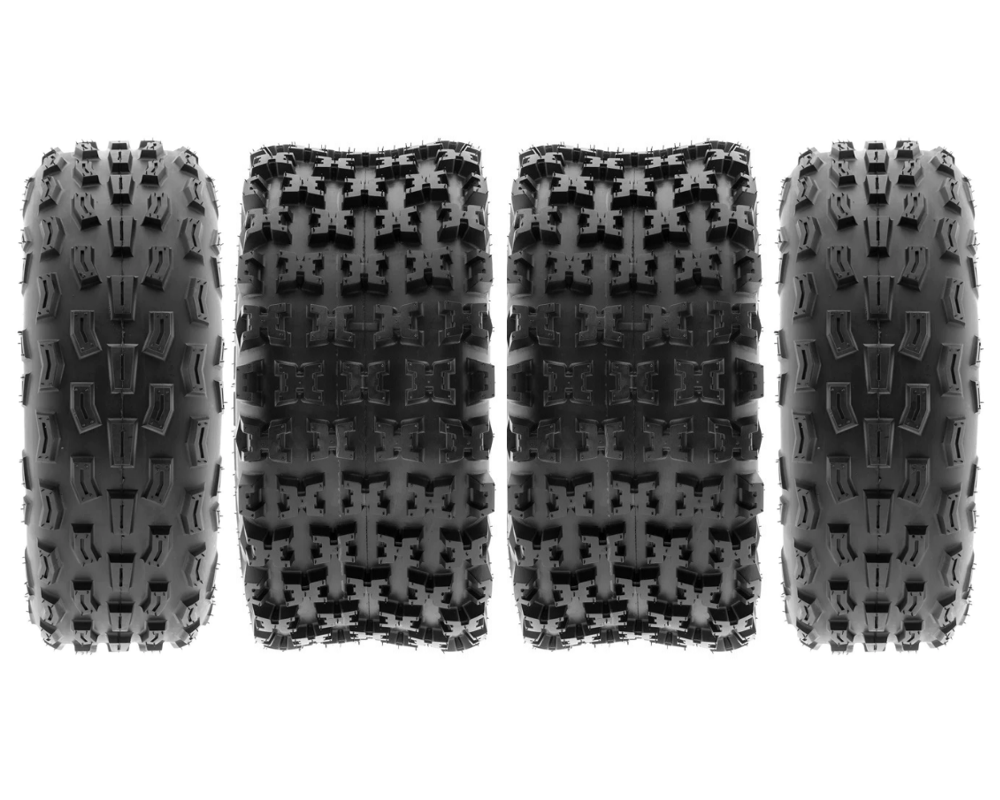 SunF Set 21x7-10 ve 22X10-10 A029- A027 6Kat Atv Lastik Takımı Ön-Arka