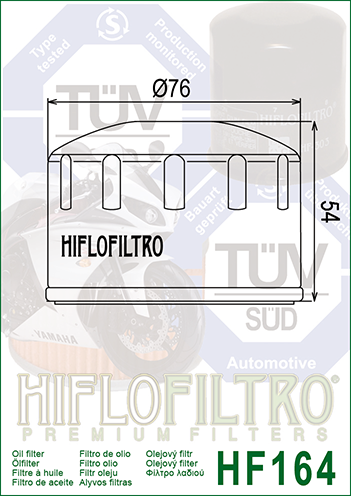 Hiflo HF-164 Yağ Filtresi BMW Bazı Modelleri