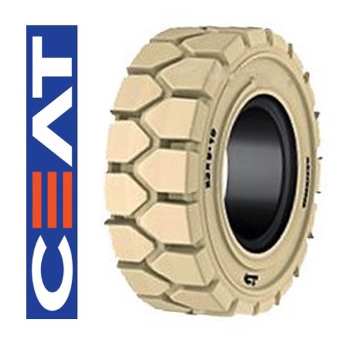 Ceat 7.50-15 / 5.50 Beyaz Segmanlı Dolgu iz yapmayan Forklift Lastiği