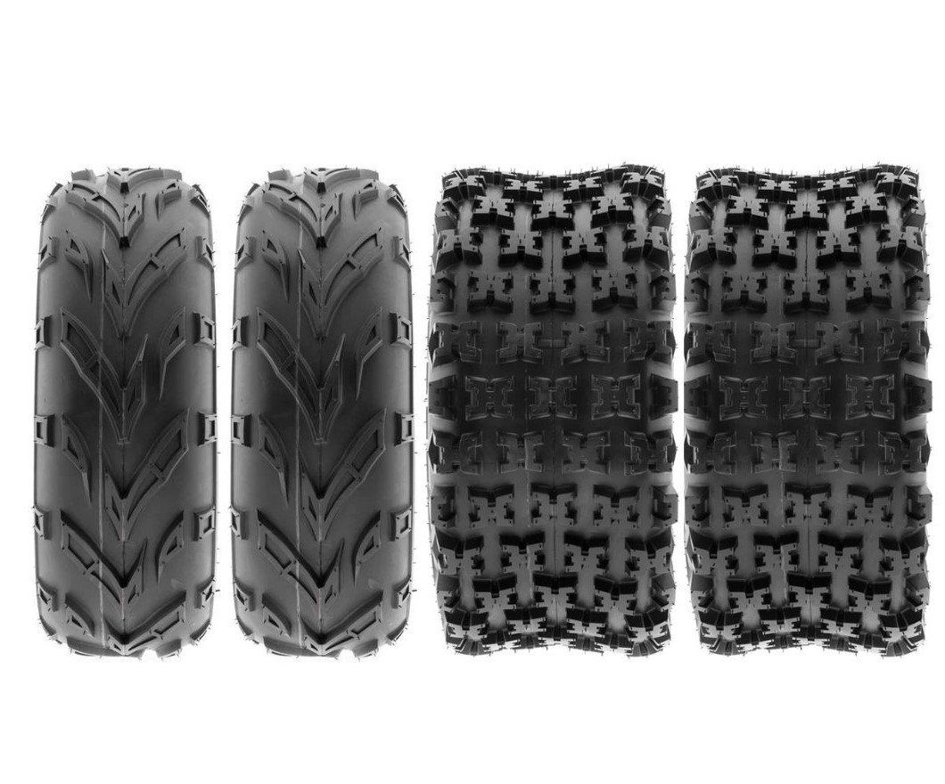 SunF Set 21x7-10 ve 22X11-9 A004-A031 6 Kat Atv Lastik Ön-Arka