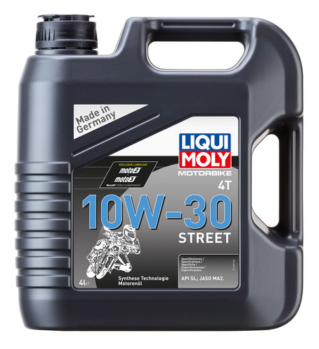 Liqui Moly 10W-30 Street 4T Sentetik Motor Yağı 4L