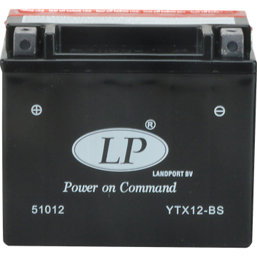 LP YT12A-BS 12V11AH Bakımsız AGM Motosiklet Aküsü