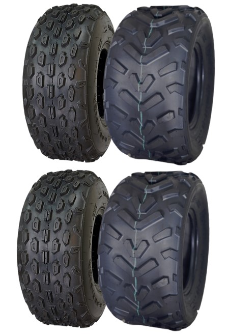 Unilli Set 19x7-8 ve 18X9.5-8 UN711-UN722 Atv Lastik Ön Arka Takım