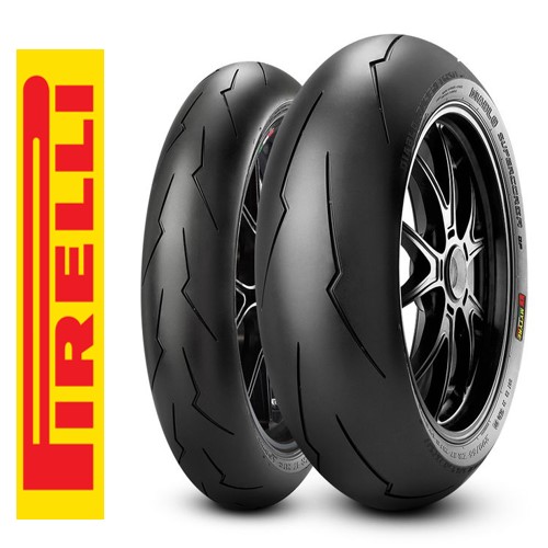 Pirelli Set 120/70ZR17 ve 180/55ZR17 Diablo SuperCorsa SP V3 Ön Arka Takım
