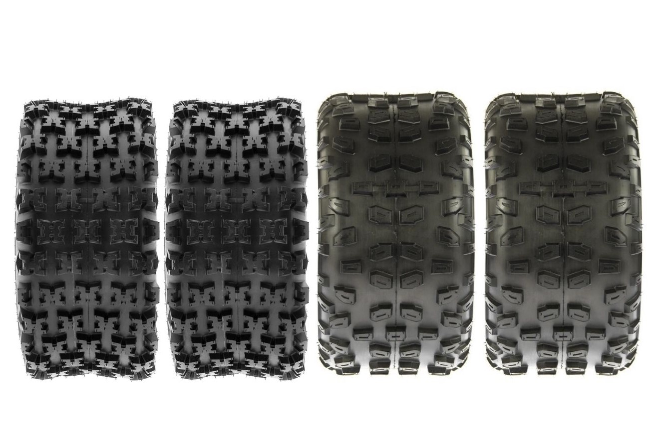 SunF Set 22x7-10 ve 20X11-9 A027-A035 6 Kat Atv Lastik Ön-Arka