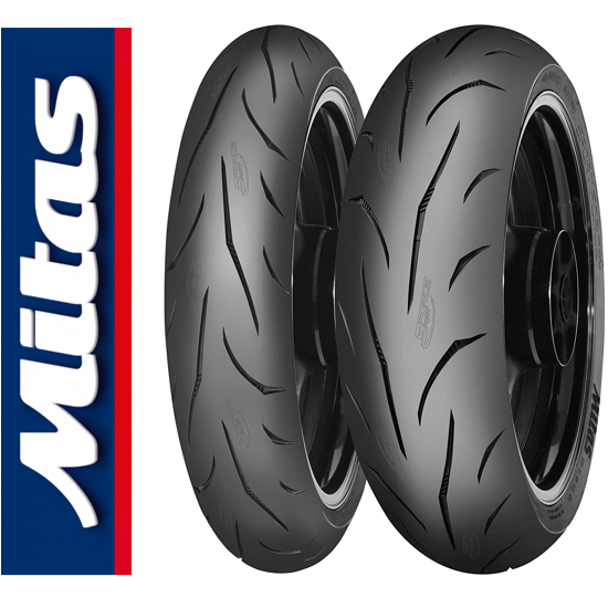 Mitas Takım Bajaj Dominar 400 110/70ZR17 ve 150/60ZR17 Sport Force Plus Ön Arka Set